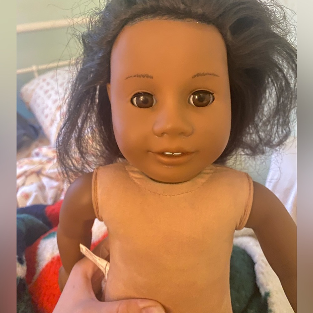 TLC american girl doll brown eyes black hair